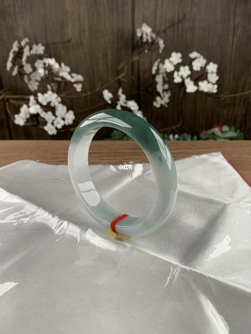 1450半山半水翡翠手镯_翡翠手镯_玉器_时尚_配饰