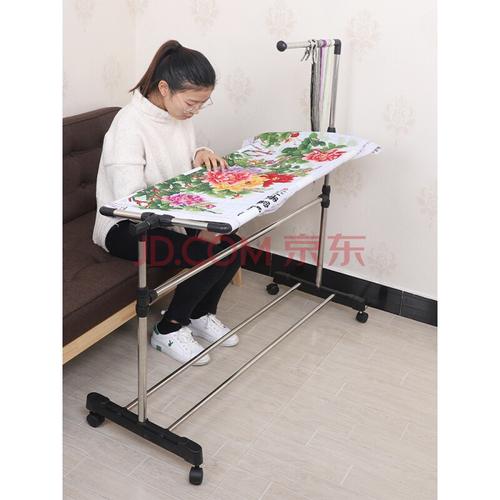 十字绣架子可调 家用大号绣十字绣的架子立式置地绣花架子框架通用