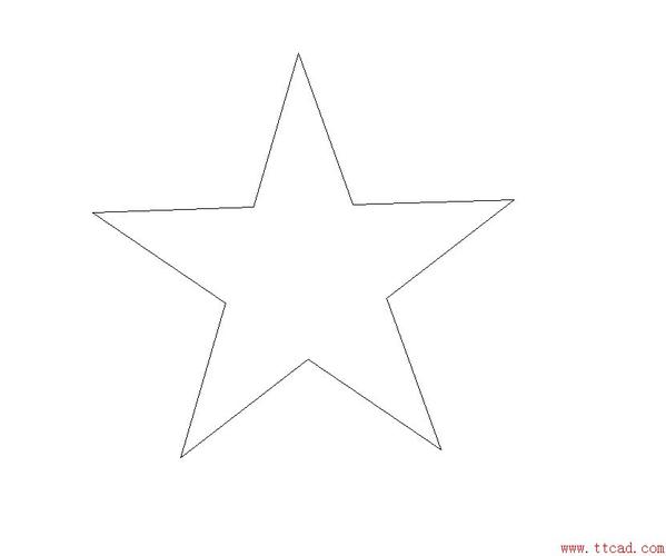 autocad怎么画五角星