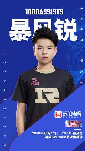 rngm.暴风锐完成kpl职业生涯1000助攻里程碑