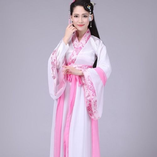 牛郎织女汉服古装仙女裙唐装嫦娥玉兔女古筝襦裙飘逸