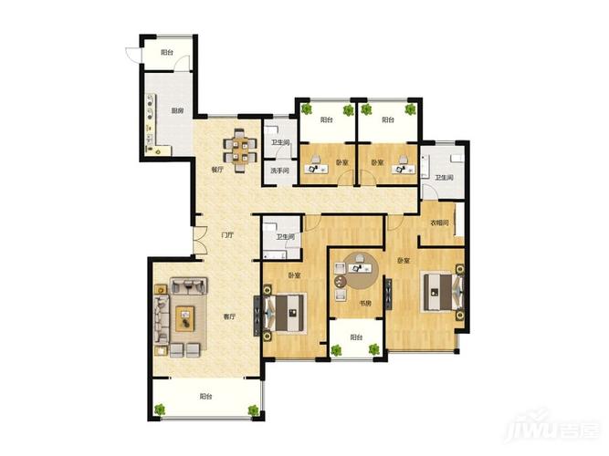 瀚宇天悦湾5号院e户型