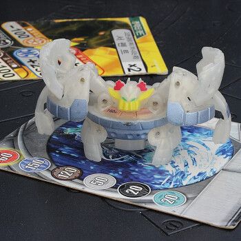 散货爆丸 初代1代 日版龙形爆丸珍珠白 玩家专属收藏 浅黄色