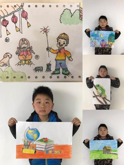 我的寒假绘画小作品