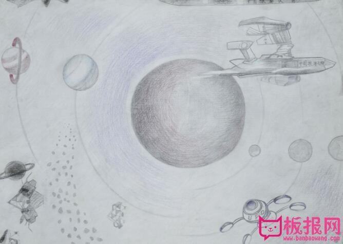 科技设计素描,银河系