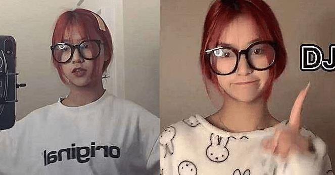 还记得因甩头发走红的刀小刀吗?她素颜就像变了个人