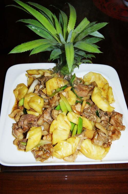 菠萝爆炒鸡