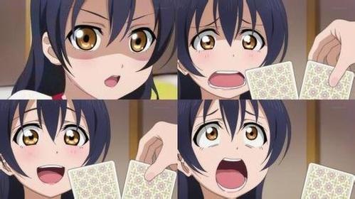 [s:a2:惊]——出自《lovelive》园田海未被抽鬼牌的颜艺