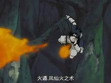 火遁    凤仙火之术 c级,威力不敌豪火球,但可以用查克拉操控轨迹