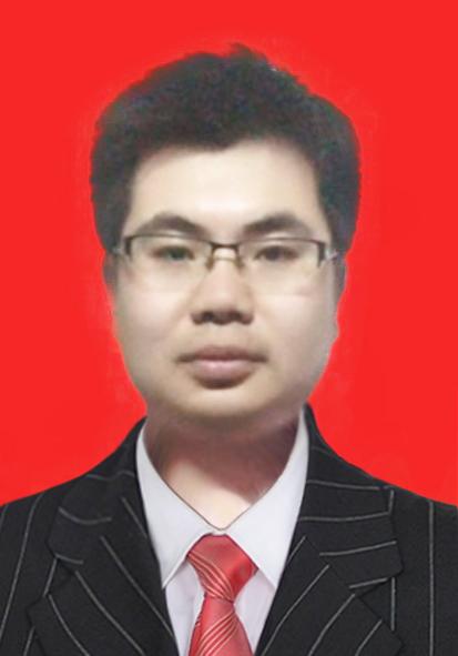 把我的照片p红底,红领带黑西服