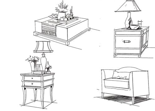 家具设计手绘单体7515_家具_设计_手绘_家具设计