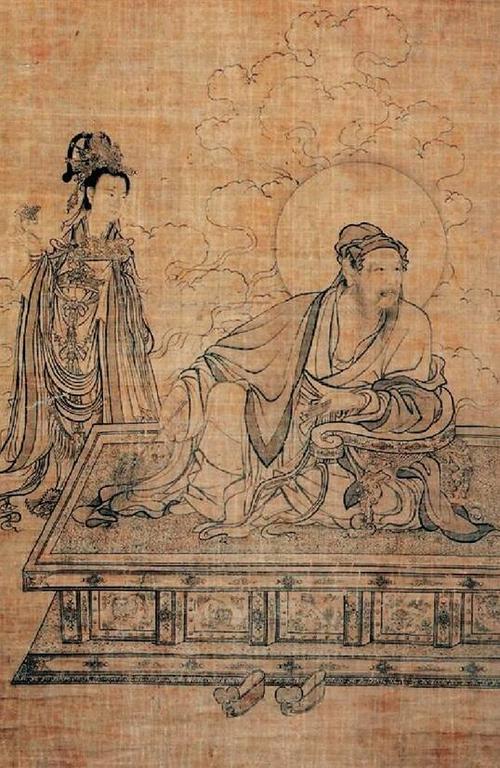 2cm 日本东福寺藏 从顾恺之首创《维摩诘图》以后,陆探微,张僧繇直至