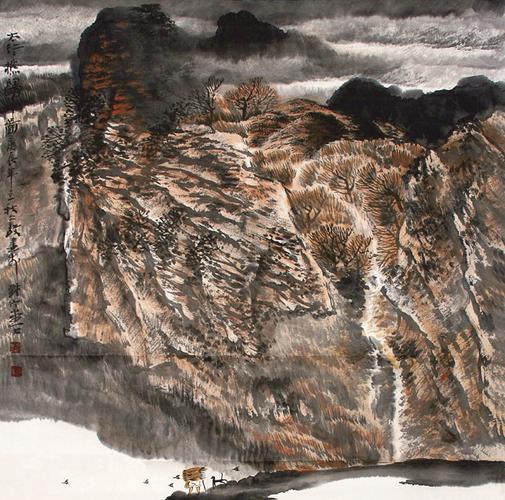 转载谢冰毅山水作品欣赏