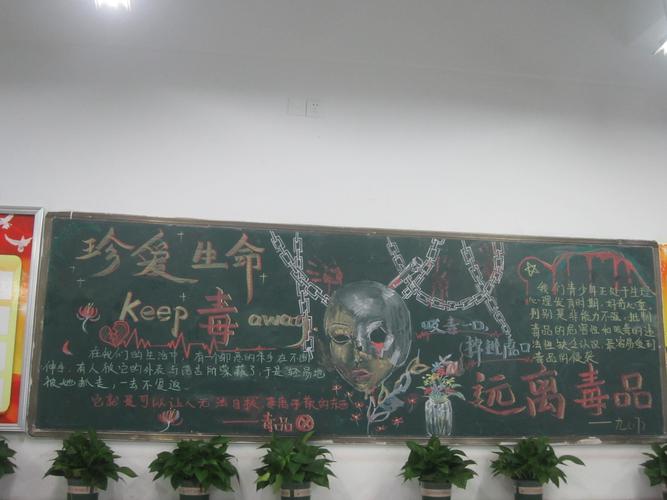 第三期"禁毒"黑板报评比