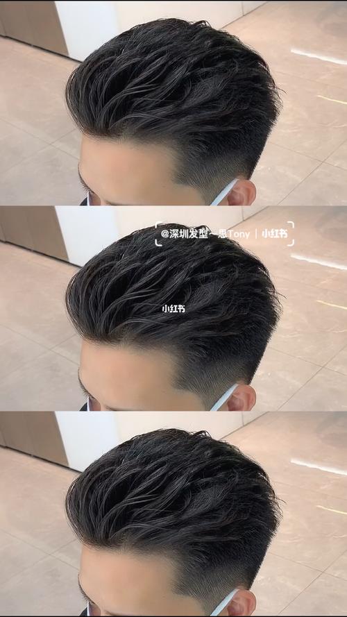 型男的标配发型 要想混得好 头发必须往后倒 适合长度:8cm_男士发型