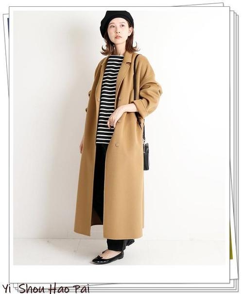 驼色切斯特大衣的冬季搭配案例很适合轻熟女人