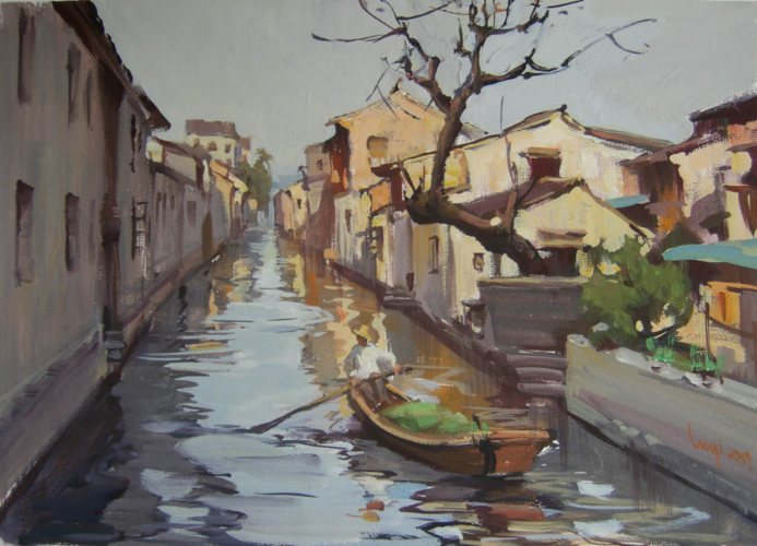 经典重现 —陆琦水粉写生风景作品选