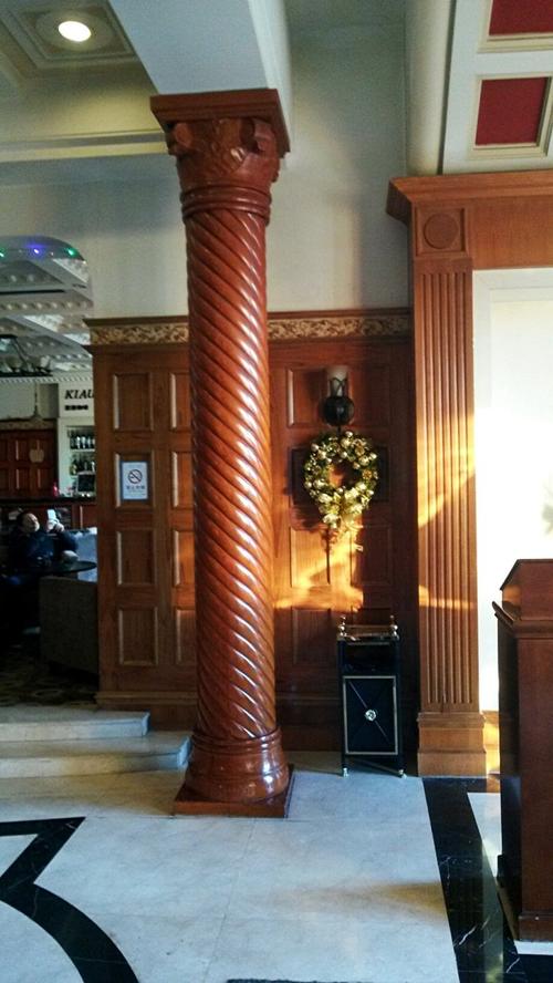 老式做法木质装饰柱