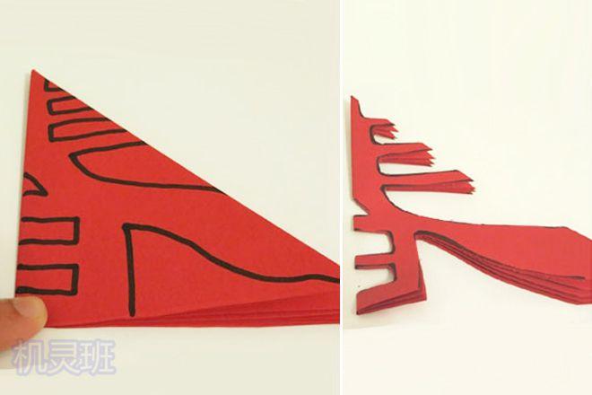 怎么简单剪纸立体春字(步骤图解)