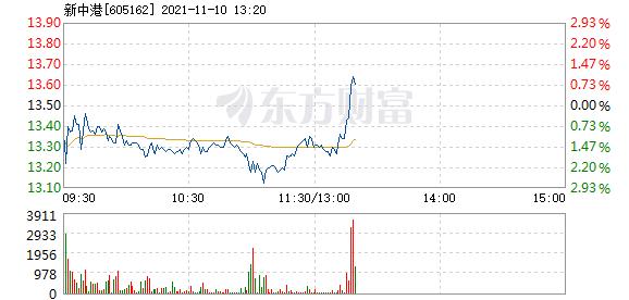 新中港11月10日快速反弹