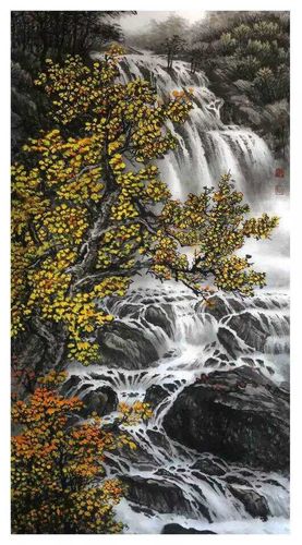 刘剑刚【中国书画家协会会员】山水画作品