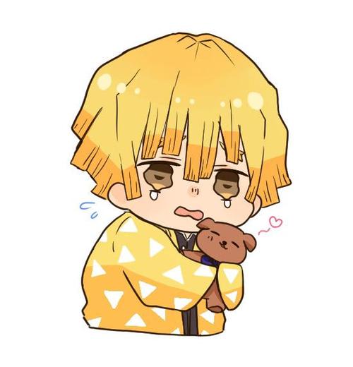 鬼灭之刃:q版我妻善逸头像 超可爱