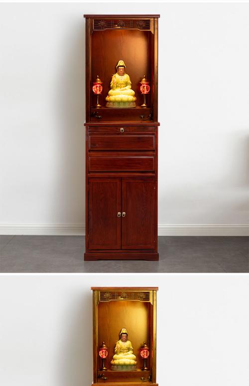 佛龛柜 实木佛龛家用供台立柜简约观音供奉台神位供桌