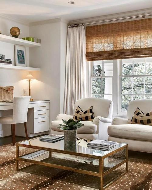 新家想要办公区,房子面积太小怎么办?客厅拿出1㎡就能