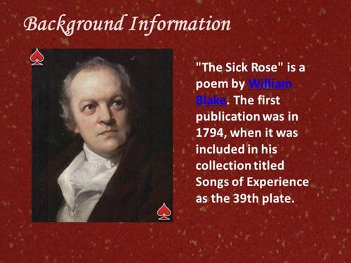 the sick rose.ppt