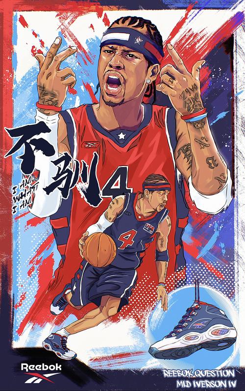 reebok艾弗森不驯系列插画海报12