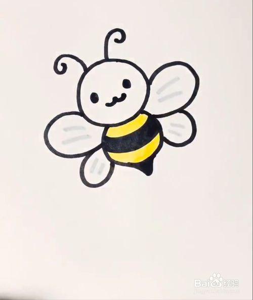 如何简笔画小蜜蜂 教你简笔画孩子喜欢的小蜜蜂