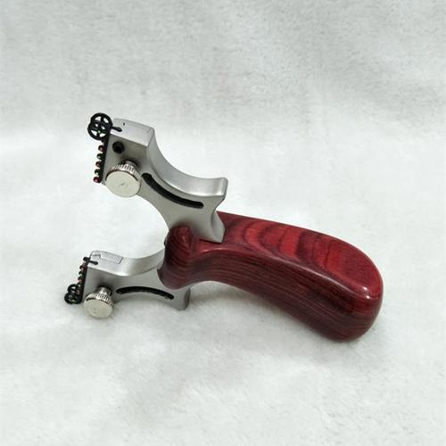 热卖镁铝合金猎鹰弹弓传统反曲定位多瞄弹弓卡球皮筋弹弓蜂鸟弹弓器