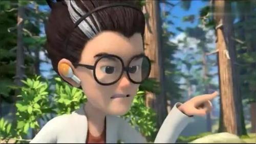 熊出没:天才威居然守株待熊!就睡在桥对岸,洞洞幺被使唤的扎实