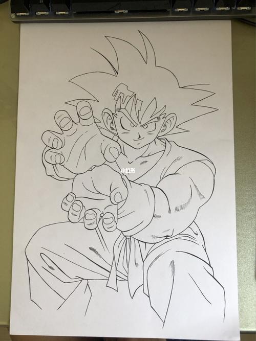 七龙珠手绘 孙悟空_手绘_七龙珠_人文_绘画