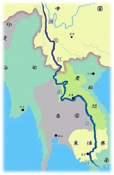 湄公河的地理位置