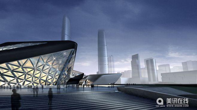 扎哈的广州歌剧院,建筑界的女王
