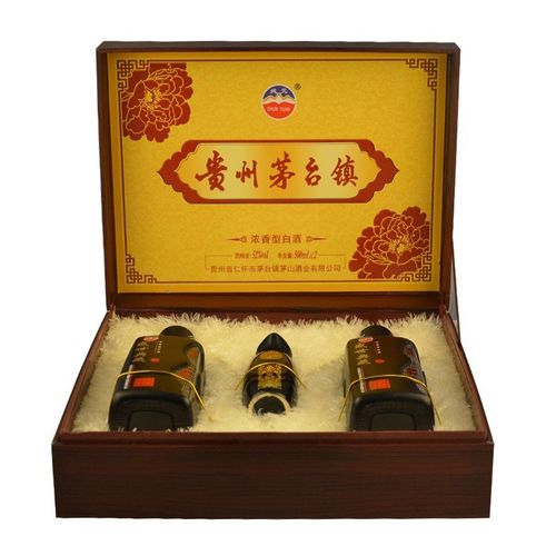 也淘酒茅台国色天香典藏8年陈酿52度500ml2瓶装带杯浓香型白酒礼盒