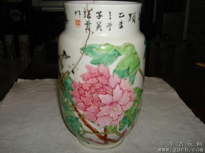 光绪大名家张子英富贵白头壮罐 - 中华古玩网 - 古董收藏,古玩收藏