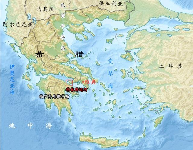 伯罗奔尼撒半岛位置