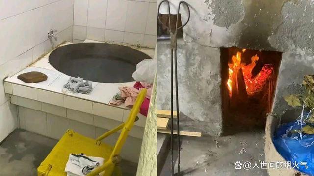 江苏苏州女子晒自家锅浴柴火加热在锅里洗澡闻所未闻