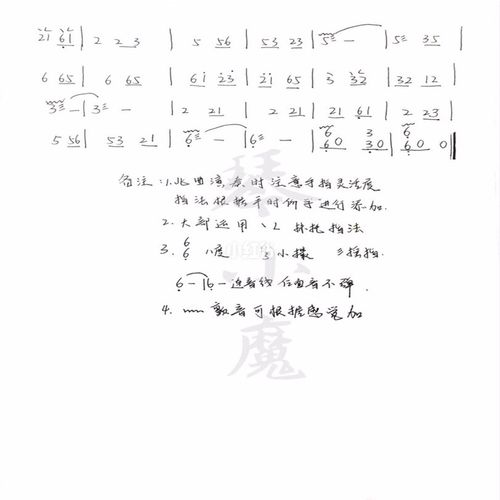 古筝曲谱《市集》_古筝_市集_影视_音乐