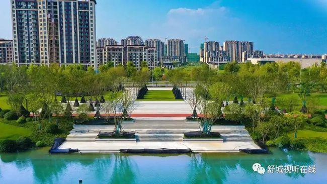 舒城杭埠产业新城迎重大进展上湖公园一期全面开放