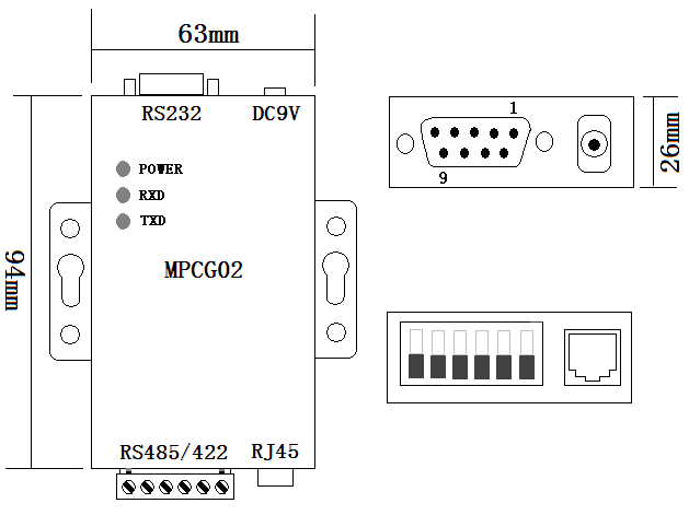 rs232转rs422说明书