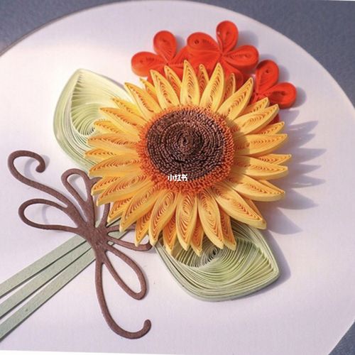 衍纸_手工制作_花卉_衍纸作品_兴趣爱好_手工