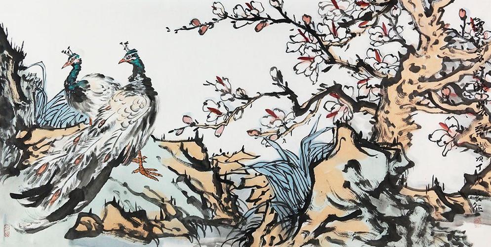 栾长征国画花鸟:灵动悠然,生动逼真