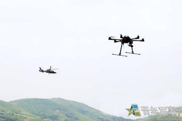 直击解放军空地协同演练 六旋翼无人机曝光(图)
