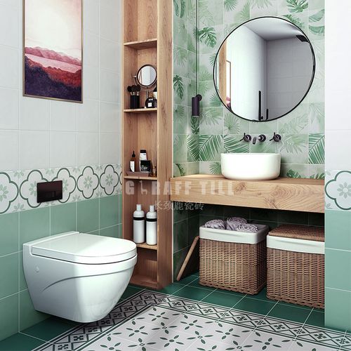 卫生间复古瓷砖地砖墙砖民宿花砖北欧