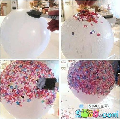 【报纸白乳胶手工作品】碎纸片和白乳胶手工制作方法