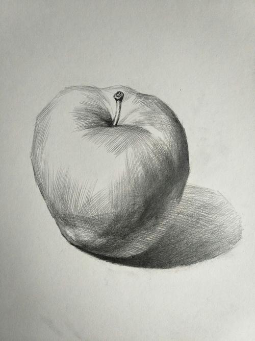 素描苹果绘画教程