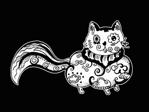 花纹小猫